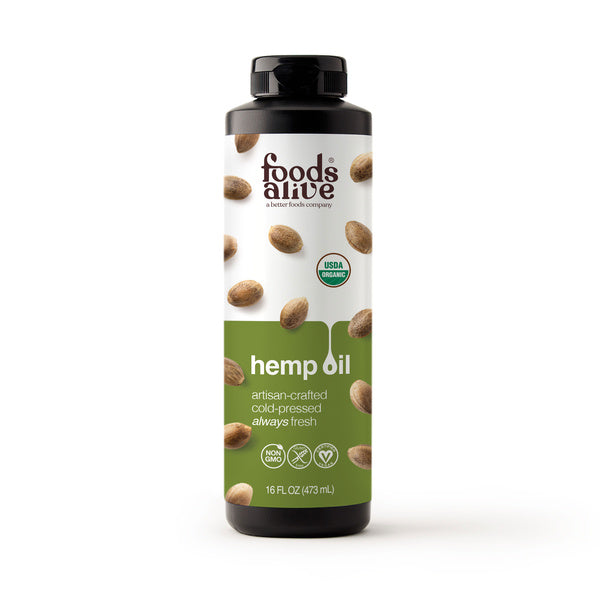 6-PACK OF Oil Hemp Seed Oil, Foods Alive