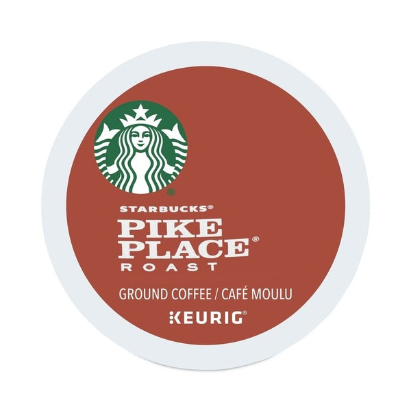 24- PACK OF Coffee Pod Starbucks Pike Place Roast Coffee K-Cups - 24 Count Box for Keurig Brewing System