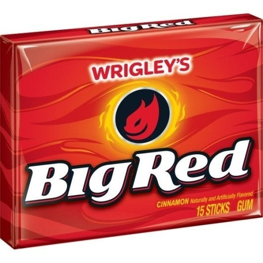 120-PACK OF Single Serve Gum Big Red, 12 - 10 - 15 Pc