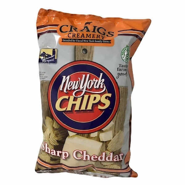 12-PACK OF Potato Chips Sharp Cheddar, New York Chips