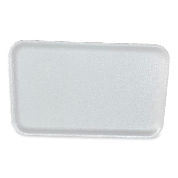 250-PACK OF Tray Foam GEN 16SWH White Foam Meat Trays - 11.63 x 7.25 x 0.54 inches - 250 Count for Efficient Food Packaging