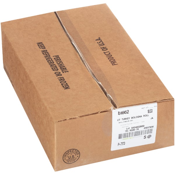 10#AVG-PACK OF TURKEY BOLOGNA FRZN