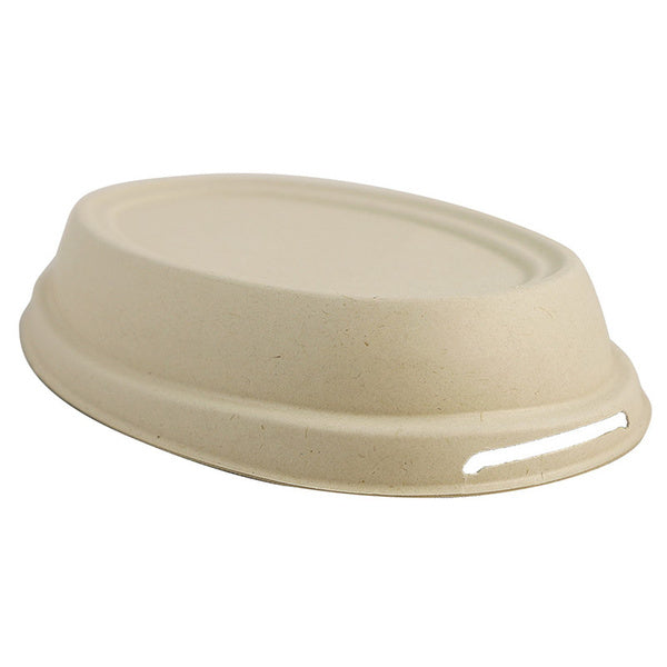 300-PACK OF Bowl Lids Compostable Fiber Lids for World Centric 32 oz Burrito Bowls | 300 count