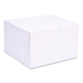 100-PACK OF Container Paper SCT 1545 White Bakery Boxes - 8x8x5 Inch Paper Boxes for Cakes and Cookies - 100 Count Carton