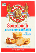 12-PACK OF CRACKER BISCUIT SOURDOUGH WITH SEA SALT