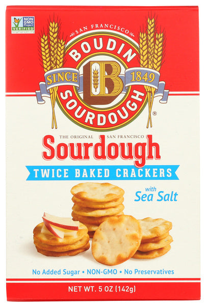 12-PACK OF CRACKER BISCUIT SOURDOUGH WITH SEA SALT