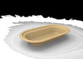 1000-PACK OF Bowl 16 oz oval with Snap Lock, Natural, 1000 Count Case