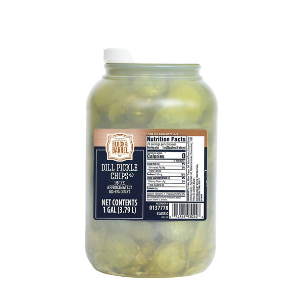 4-PACK OF PICKLE DILL SLI 1/8 KK 650 CT