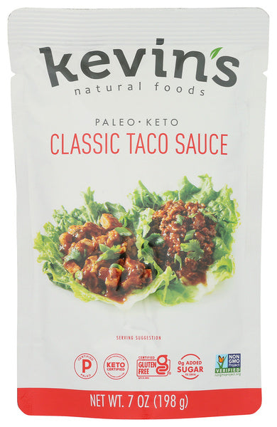 12-PACK OF Sauce Taco Kevins Natural 7 oz
