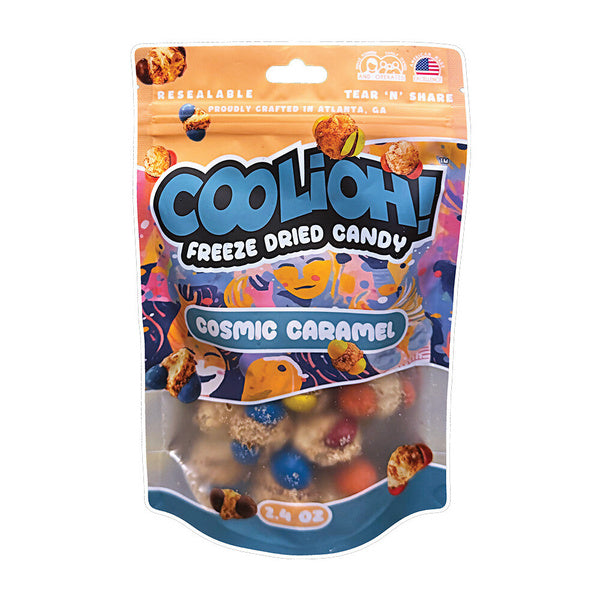 6-PACK OF Candy Freeze Dried Cosmic Caramel, Boomin' Brands