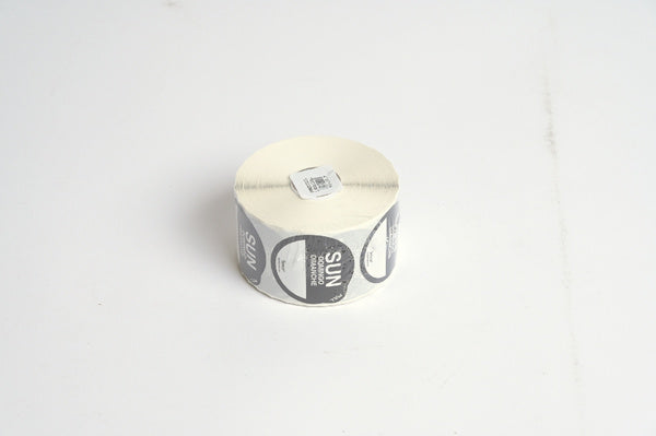 750 CT-PACK OF LABEL ROLL SUNDAY 2 REMOVABLE