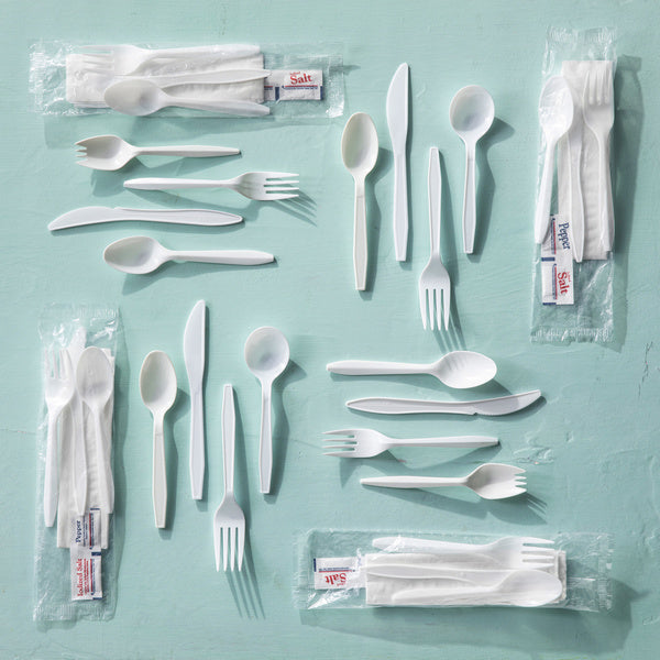 1000-PACK OF SPORK PLAS PP WHT MED WT