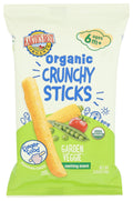 5-PACK OF FOOD BABY ORGANIC CRUNCHY STICKS, VEGGIE GARDEN