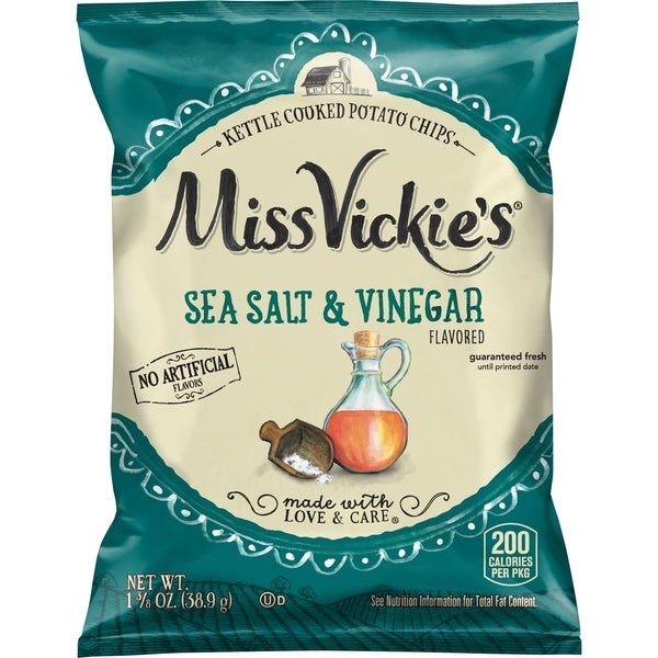 64-PACK OF CHIP POTATO SALT & VNGR KETTLE