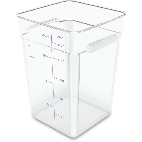 EACH-PACK OF CONTAINER FOOD CLR SQ 22QT