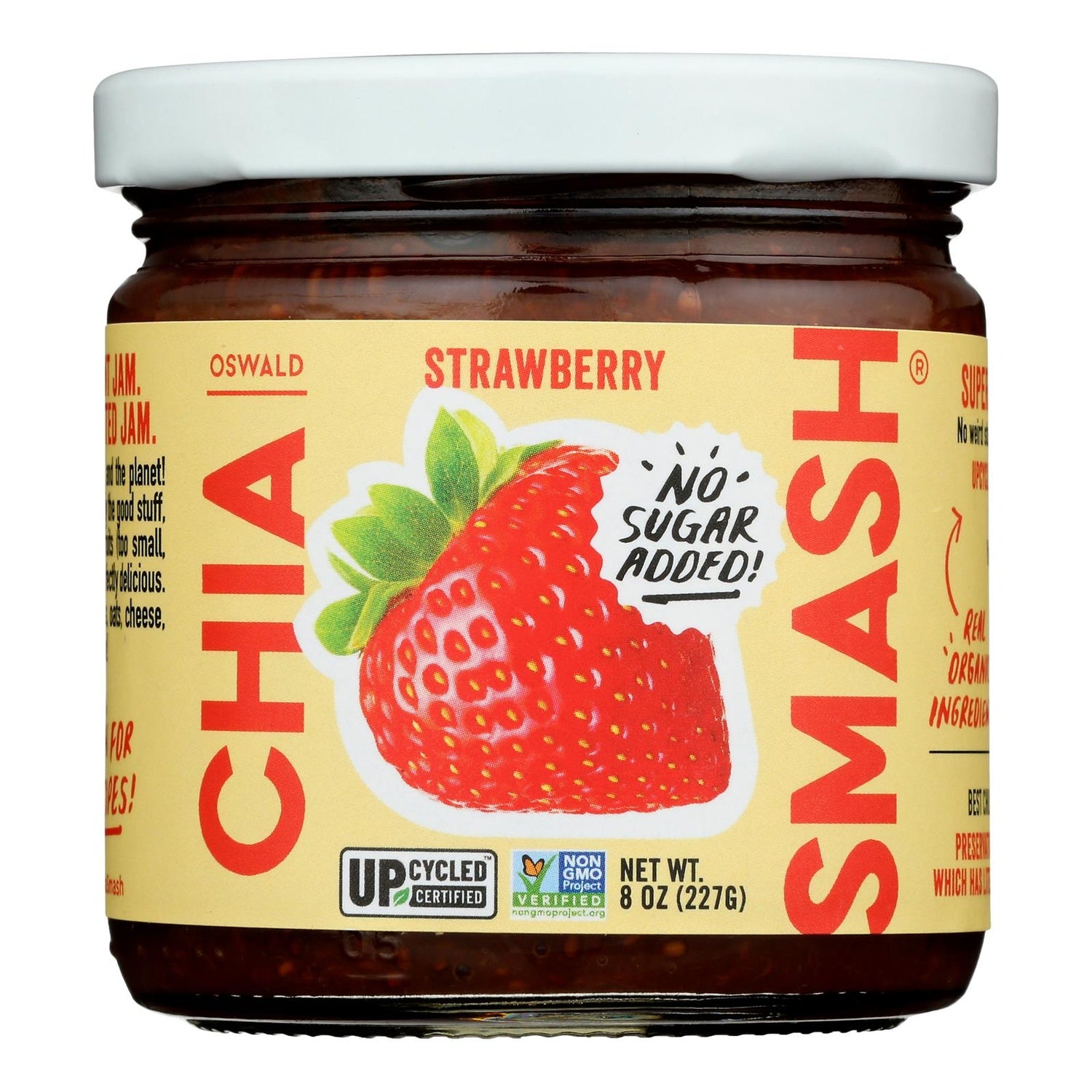 6-PACK OF JAM STRAWBERRY NO SUGAR ADDED