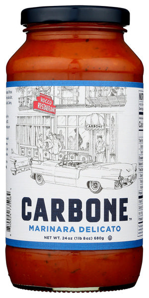 6-PACK OF Sauce Marinara Delicato Carbone 24 oz