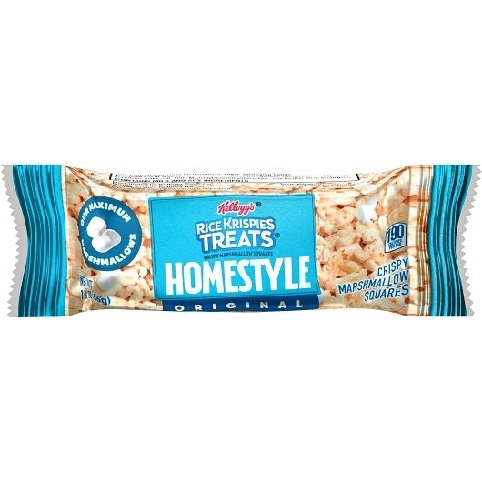 60-PACK OF Rice Krispies Treats Squares Homestyle Mega Bar Kellogg'S, 6 - 10 - 1.6 Oz