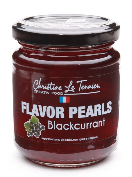 6-PACK OF Flavor Bubble Pearls ToppingBlackcurrant, 6 x 7 oz