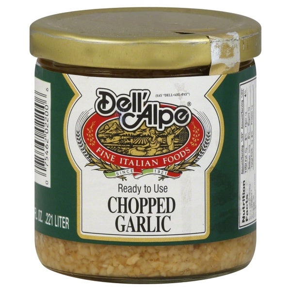 12-PACK OF GARLIC CHOPPED READY TO USE 7.5 OUNCE - CASE OF 12