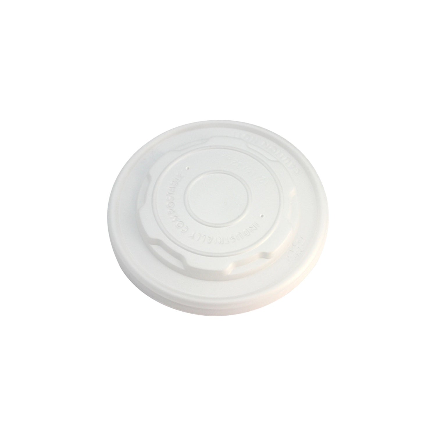 1000-PACK OF LID PALS COMPOSTABLE FOR 6-8 OZ PAPER FOOD CONTAINER DISPOSABLE