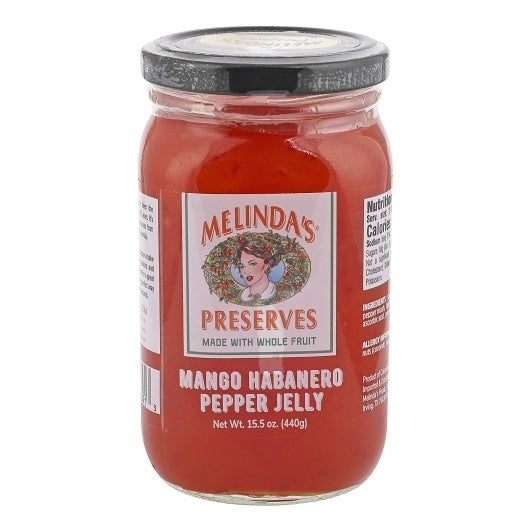 6-PACK OF Mango Habanero Preserves Melinda'S, 6 - 15.5 Oz