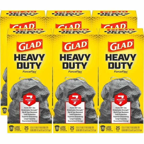 6-PACK OF LINER CAN LARGE TRASH - 150 BAGS