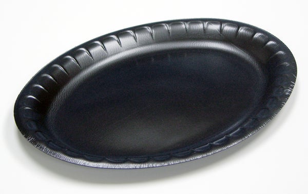 4-PACK OF PLATTER FOAM BLK HL 10X12.5"