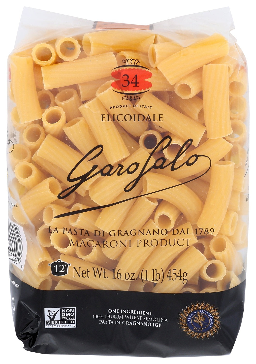 12-PACK OF PASTA ELICOIDALI DURUM WHEAT SEMOLINA