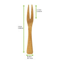 10-PACK OF FORK BIODEG BAMBOO 2 PRNG 3.5N