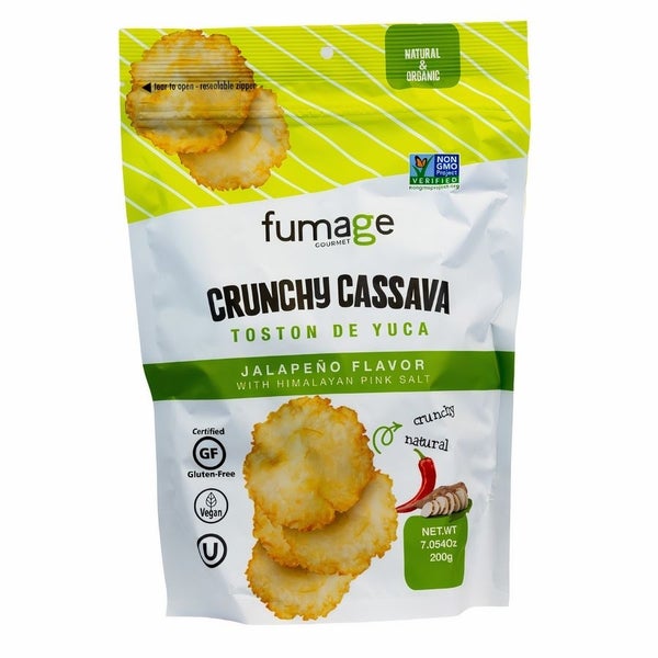 12-PACK OF Chip Cassava, Jalapeno, Fumage Gourmet