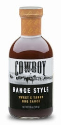 6-PACK OF Sauce Bbq Sweet Tangy Cowboy Charcoal 18 oz