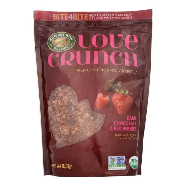 6-PACK OF Cereal Granola Dark Chocolate Nature's Path 26.4 oz
