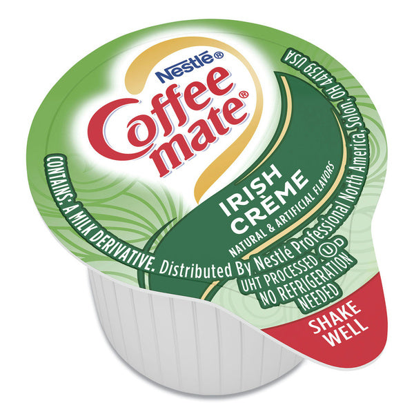 200-PACK OF Cream Coffee-Mate Mini Cups Liquid Coffee Creamer - Irish Cream Flavor, 0.38 oz, 200 Count - Perfect for Offices and Breakrooms