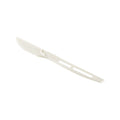 750-PACK OF Knife Weighted Karat Earth Heavy Weight CPLA Compostable Knife Wrapped, White - 750 pcs