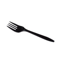 1000-PACK OF Fork Plastic Karat 1,000 ct PP Plastic Medium Weight Forks Bulk Box, Black