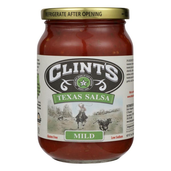 6-PACK OF Salsa Mild Mexican Clint's Salsa 16 oz