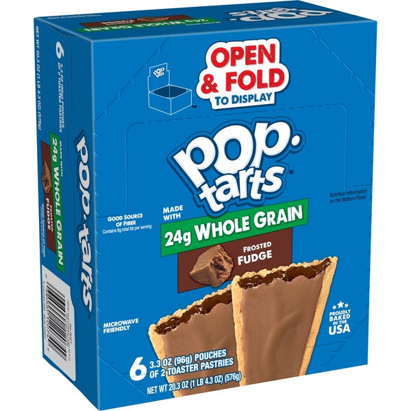 72-PACK OF POP TART GRAIN WHL FRSTD FUDGE