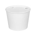 180-PACK OF Container Takeout Karat 180 sets 85 oz Paper Food Buckets with Lids | 189 mm