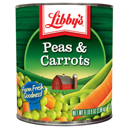 6-PACK OF Peas & Carrots Libby'S, 6 - 105 Oz