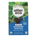 8-PACK OF TRUFFLE CHOCOLATE ORGANIC, DARK CHOCOLATE