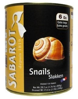 2-PACK OF Escargot Helix Meat No Shell, 2 x 72 Count Can