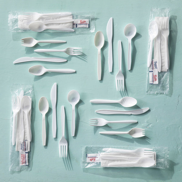 1000-PACK OF SPOON PLAS PP WHT MED WT