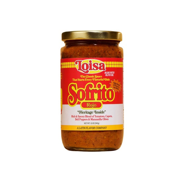 6-PACK OF Loisa Caribbean Sofrito Rojo Sauce 6-Pack 12oz