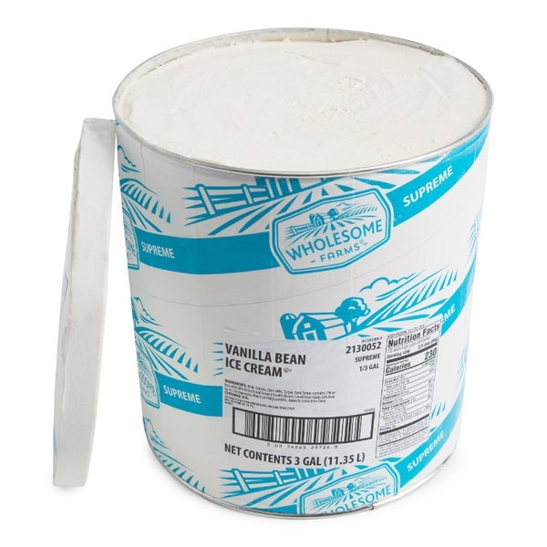 3 GAL-PACK OF ICE CREAM VAN BEAN SUPRM