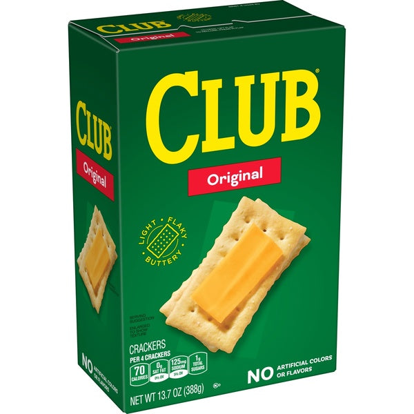 12-PACK OF CRACKER CLUB ORINGAL