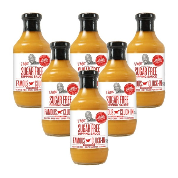 6-PACK OF Sauce Famous Cluckin G Hughes 17 oz