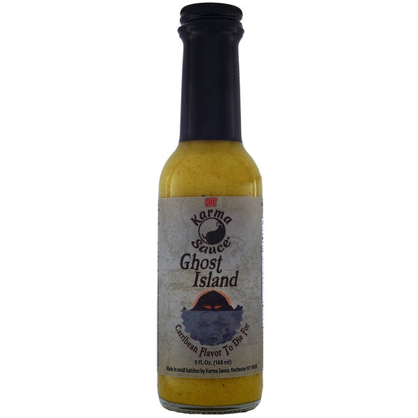 6-PACK OF Sauce Pepper Habanero Ghost Island, Karma Sauce