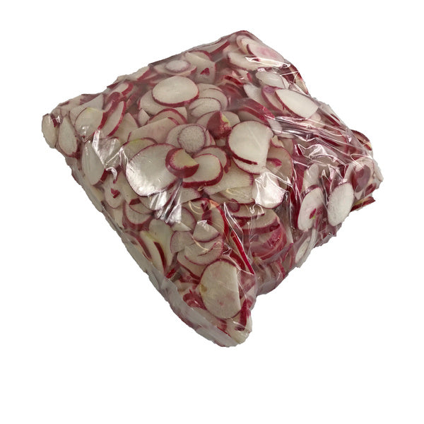 5 LB-PACK OF RADISH RED SLICED FRESH