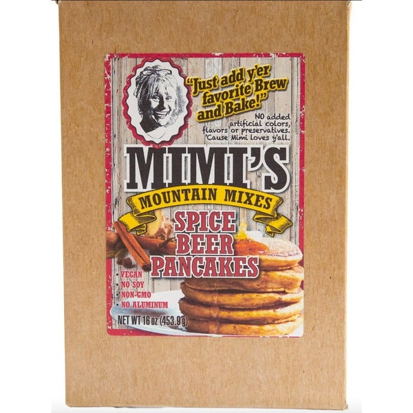 6-PACK OF Baking Mix, SPICE BEER PANCAKE, Mimi's Mountain Mixes